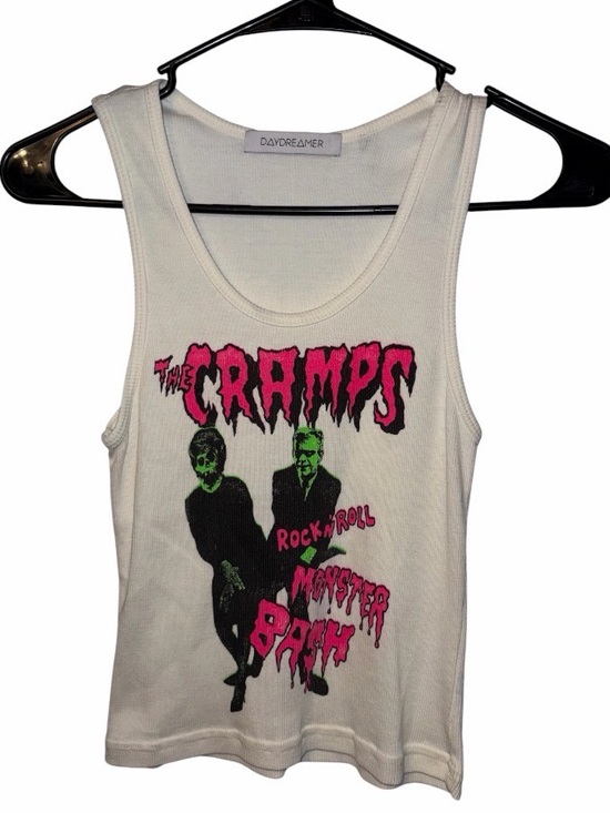 Daydreamer Tops - Daydreamer "The Cramps Monster Bash” Tank Top Size Small New
